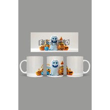 Fizello Cadılar Bayramı - Halloween Temalı Kupa Hediyelik Sunumluk Çeyizlik Kahve Fincanı