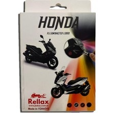 Honda Işıklı Logo / Beyaz