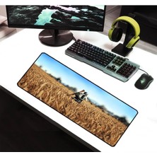 Alkese 70X30 cm PUBG PUSU Desenli Dikişli Kaydırmaz Tabanlı Speed Ver. Mouse Pad Oyuncu Gaming