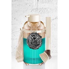 Sas Haus Mutfak Bulaşık Temizlik Seti Havlu Askısı Fırça Sabunluk Bal 3369