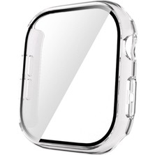 Megafox Teknoloji Apple Watch Serisi 10 42MM Sert Pc Kasa ve Ekran Koruyucu Watch Gard 35, Şeffaf