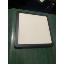 Ycl Asm - 2224 Kare Siyah Kasa Beyaz Işık Sıva Üstü LED Spot