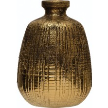 Terracotta Desenli Vazo