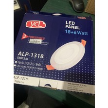 Ycl Alp - 1318 Çerçeve Mavi Göbek Beyaz Renk Şed Spot Sıva Altı