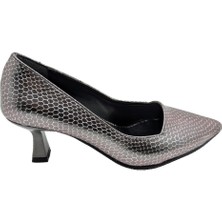Çiğdem Kundura Velora Kadın Stiletto Velora Platin 36