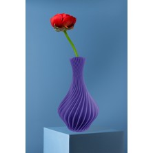 Mek Mor Spiral Tasarımlı Dekoratif Vazo