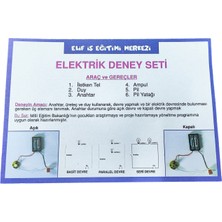 Dae Elektrik Deney Seti 7 Parça Eğitici Öğretici Deney Seti