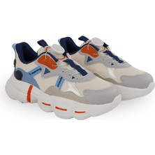 Cool Rex 31-36 Mavi Akıllı Bağcıklı Çocuk Spor Ayakkabı