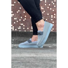 Wagoon WG060 Gri Triko Babet Erkek Casual Ayakkabı