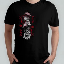 Pixxa Black Clover Asta %100 Pamuklu Bisiklet Yaka T-Shirt Model 1