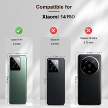 Teknomoda Xiaomi 14 Pro Kılıf 360 Şeffaf Ön Arka Korumalı Şeffaf Silikon