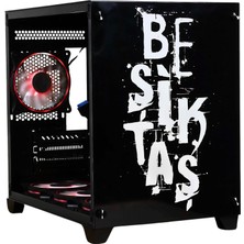 Ti-Game Beşiktaş 6 Rgb Fan Black Mesh Gamıng Kasa Power Yok