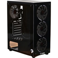 Ti-Game Grim 4 Rgb Fan Black Mesh Gamıng Kasa Power Yok