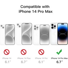 Teknomoda Apple iPhone 14 Pro Max Kılıf 360 Şeffaf Ön Arka Korumalı Şeffaf Silikon