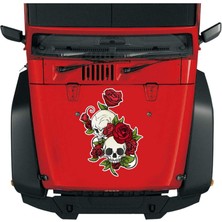 Sticker Usta Güller ve Kurukafa Sticker 00539