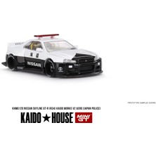 Mini Gt Nissan Skyline Gt-R R34 Kaido Works (V2 Aero) Police
