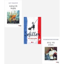Savaş ve Barış - Suç ve Ceza - Sefiller 3 Kitap Set