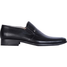 Tek Yıldız 808 Siyah Deri Erkek Klasik Ayakkabı