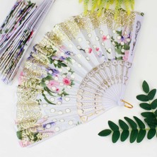 Alfa Life Marketing Plastik Kumaş Yelpaze 12'li