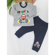 Bonboner Kids Erkek Bebek / Çocuk Ikili Pijama Takımı Gündelik Takım Premium