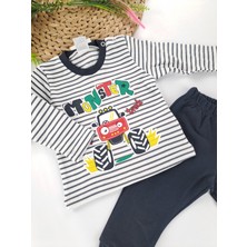 Bonboner Kids Erkek Bebek / Çocuk Ikili Pijama Takımı Gündelik Takım Premium
