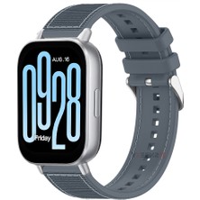 Sneezy Redmi Watch 5 Active Redmi 5 Lite Uyumlu Kordon Dikiş Desenli Dokuma Silikon Kordon