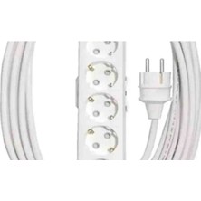 Viko Multi-Let 5 - Li 1.5 Hes Kablo (1 Ile 10 Metre Arası) Topraklı Çocuk Korumalı Uzatma ( 3X1.5 Hes Kablo Tam Bakır) Ttr Kablo Tseli Ho5Vv-F