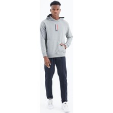 Air Jones 88309 Harvey Gri Melanj Kapüşonlu Sweatshirt
