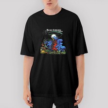 Crows Gate Black Sabbath Forbidden Oversize Siyah Tişört
