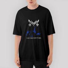Crows Gate Mayhem De Mysteriis Dom Sathanas Oversize Siyah Tişört