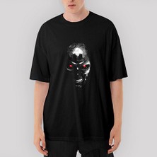 Crows Gate Terminator T800 Oversize Siyah Tişört