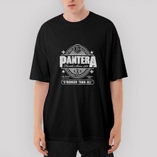 Crows Gate Pantera Hostile Since 1981 Oversize Siyah Tişört