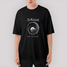 Crows Gate Six Feet Under Wake The Night Oversize Siyah Tişört