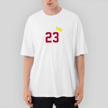 Crows Gate Michael Jrdn 23 King Oversize Beyaz Tişört