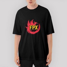 Crows Gate Funplus Phoenix Oversize Siyah Tişört