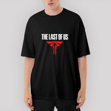 Crows Gate The Last Of Us Blood Oversize Siyah Tişört