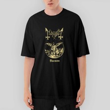 Crows Gate Mayhem Daemon King Oversize Siyah Tişört