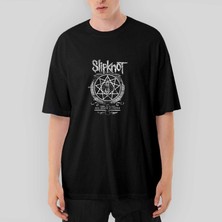 Crows Gate Slipknot Wreath Oversize Siyah Tişört
