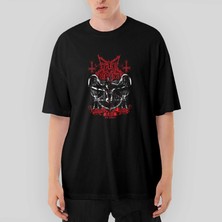 Crows Gate Dark Funeral Tour Oversize Siyah Tişört