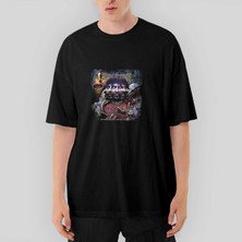 Crows Gate Cradle Of Filth Oversize Siyah Tişört