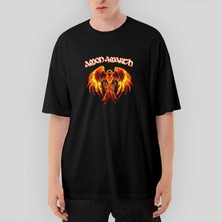 Crows Gate Amon Amarth Phoneix Oversize Siyah Tişört