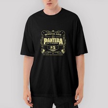 Crows Gate Pantera Cover Oversize Siyah Tişört