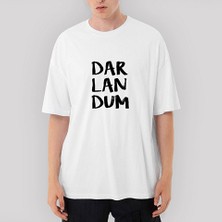 Crows Gate Darlandum Oversize Beyaz Tişört