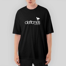 Crows Gate Deftones White Pony 2021 Oversize Siyah Tişört