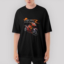 Crows Gate Ktm RC16 Oversize Siyah Tişört