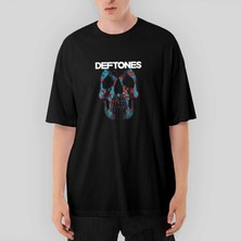 Crows Gate Deftones 2003 Album Oversize Siyah Tişört