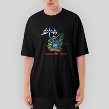 Crows Gate Sodom Ten Black Years Oversize Siyah Tişört