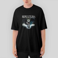 Crows Gate Sepultura Kairos Oversize Siyah Tişört