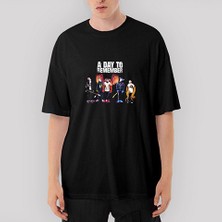 Crows Gate A Day Remember Group Oversize Siyah Tişört