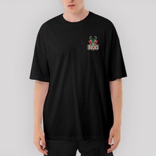 Crows Gate Milwaukee B. Green Logo Oversize Siyah Tişört